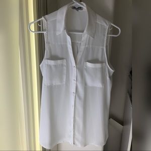 Express Portofino Sleeveless Button Down
